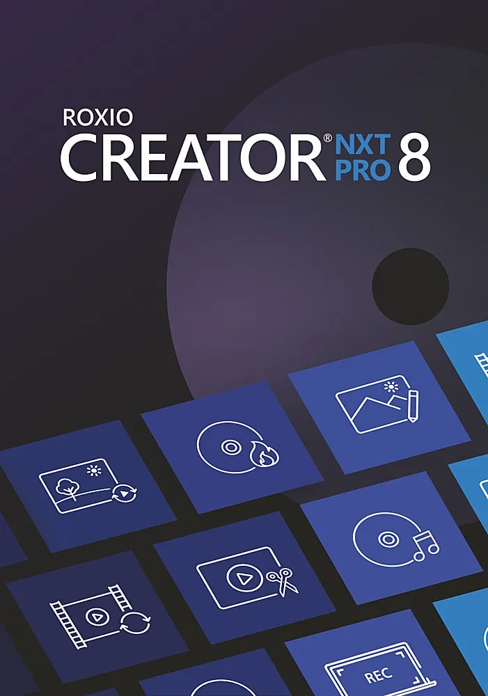 Roxio Creator NXT Pro 8 Lifetime License