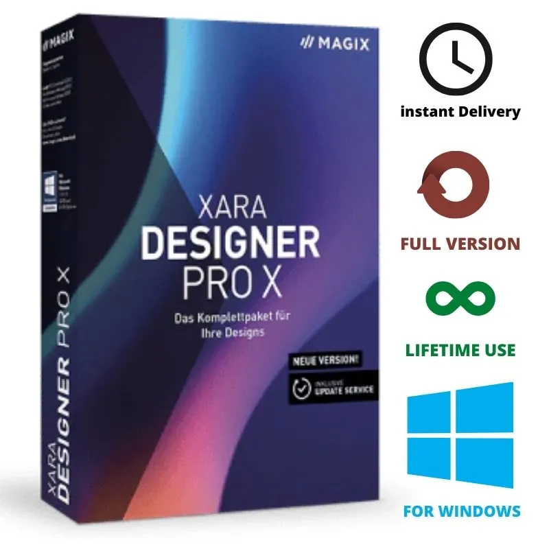 Xara Designer Pro V21.6 full version for Windows - Email Delivery