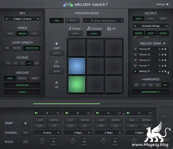 Melody Sauce 2 v2.1.3 VST2i VST3i x64 WiN-LaptopSolution